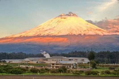 Cotopaxi volcano in Ecuador