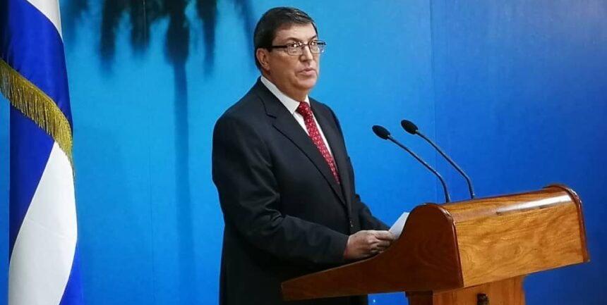 Cuban foreign minister Bruno Rodriguez