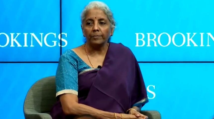 Finance Minister Nirmala Sitharaman