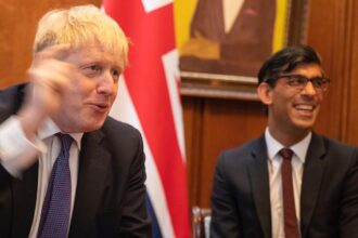 K Prime Minister Boris Johnson and Chancellor Rishi Sunak