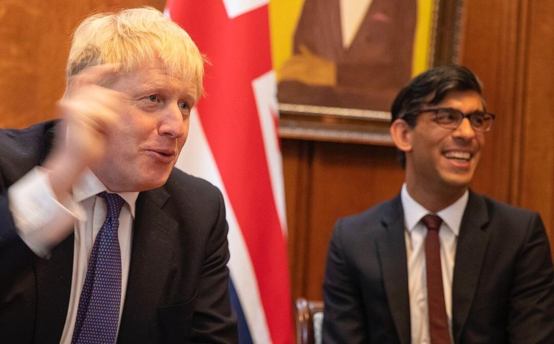 K Prime Minister Boris Johnson and Chancellor Rishi Sunak