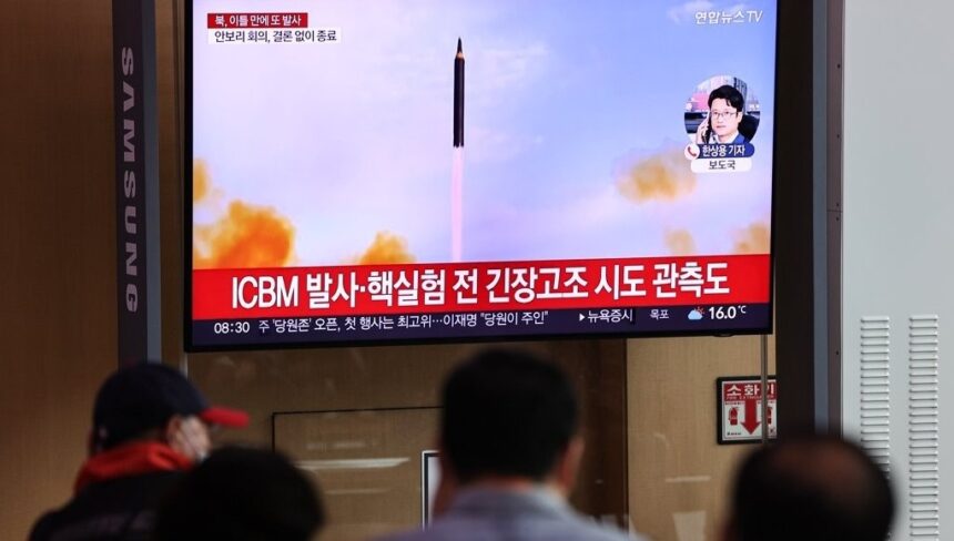 North Korean missile launch