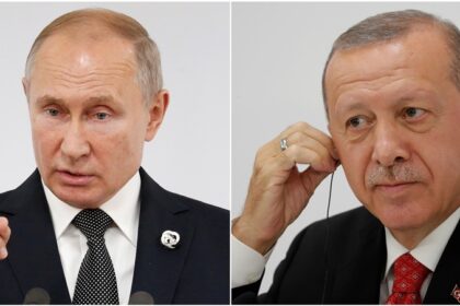 Russian President Vladimir Putin and Turkish President Recep Tayyip Erdogan