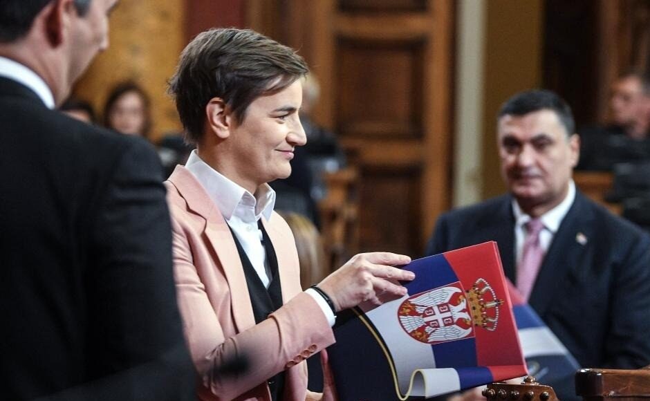 Serbian Prime Minister Ana Brnabic
