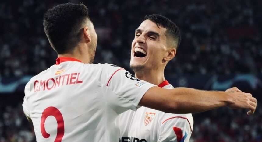 Sevilla beat Copenhagen in UEFA Champions League