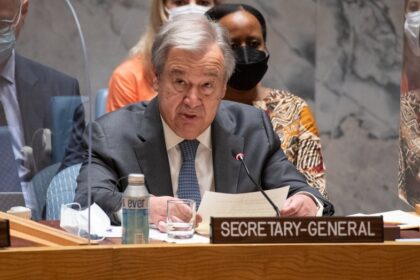 UN Secretary-General Antonio Guterres