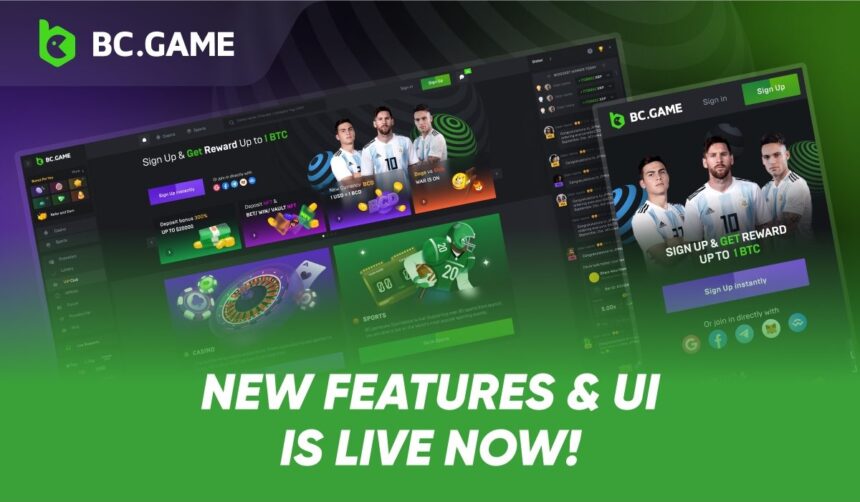 Crypto Casino BC.GAME Launches A New Website!