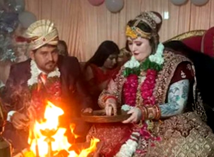 Hannah Hewitt married Palendra Singh