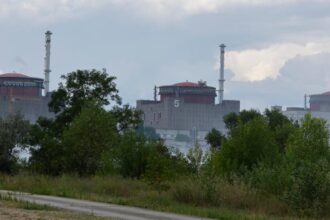 Zaporizhzhia nuclear power plant in Ukraine
