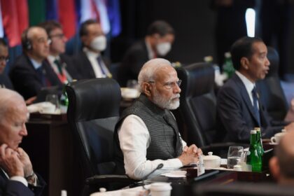 Prime Minister Narendra Modi attends the G20 Working Session on food & energy security, in Bali
