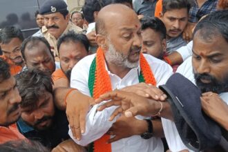 BJP Telangana president Bandi Sanjay Kumar