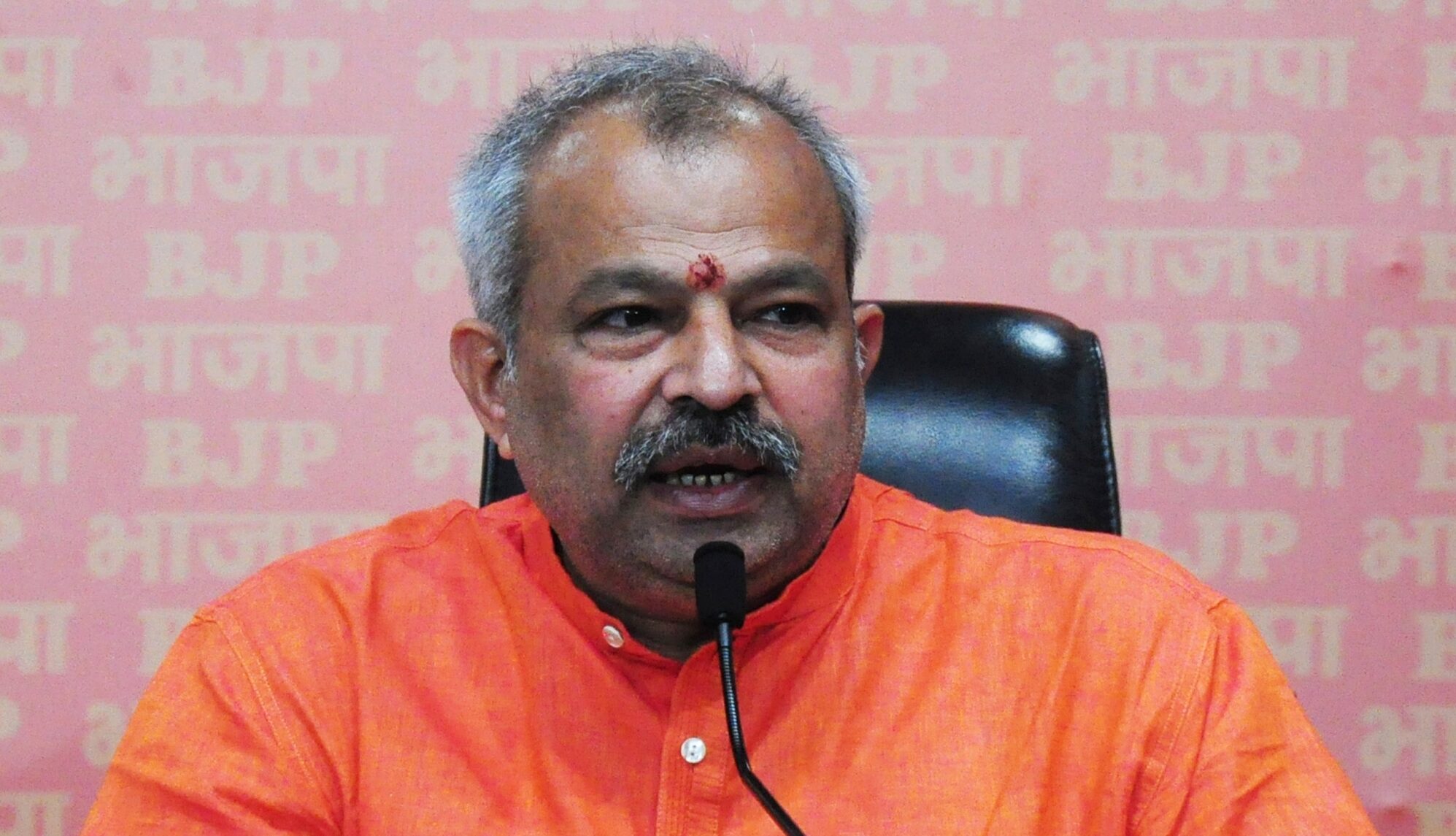 Delhi BJP president Adesh Gupta