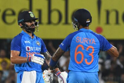 Indian batter Virat Kohli and Suryakumar Yadav