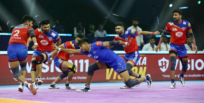 PKL 9 Haryana Steelers and U.P. Yoddhas play out thrilling contest to tie 36-36