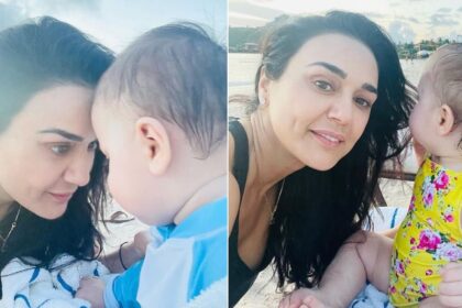 Preity Zinta's twins turn one