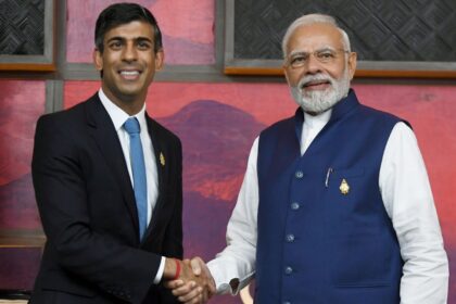 Prime Minister Narendra Modi meets UK Prime Minister Rishi Sunak