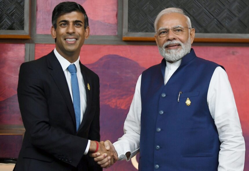 Prime Minister Narendra Modi meets UK Prime Minister Rishi Sunak