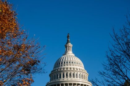 The U.S. Capitol building is seen in Washington