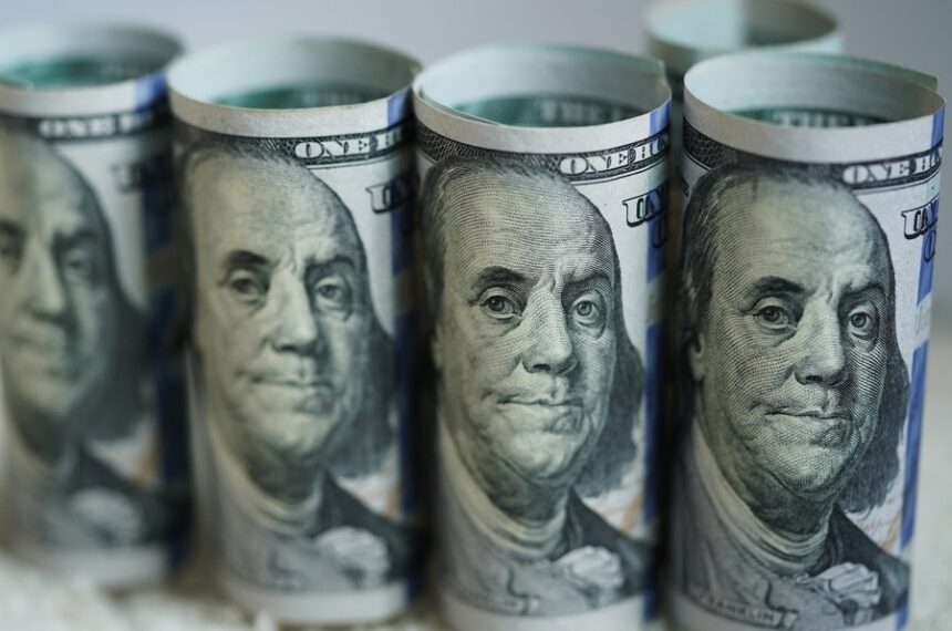 U.S. dollar banknotes in Washington