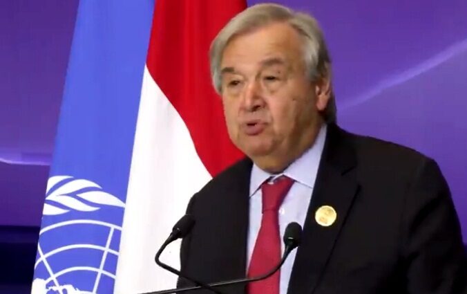 UN Secretary-General Antonio Guterres