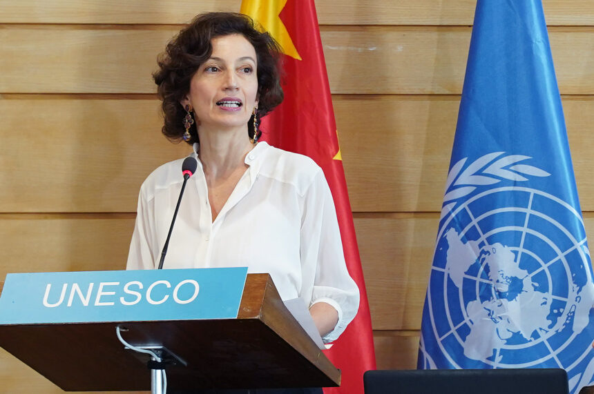 UNESCO Director-General Audrey Azoulay