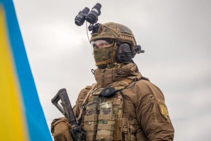 Ukrainian soldier