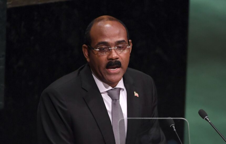 Antigua and Barbuda Prime Minister Gaston Browne