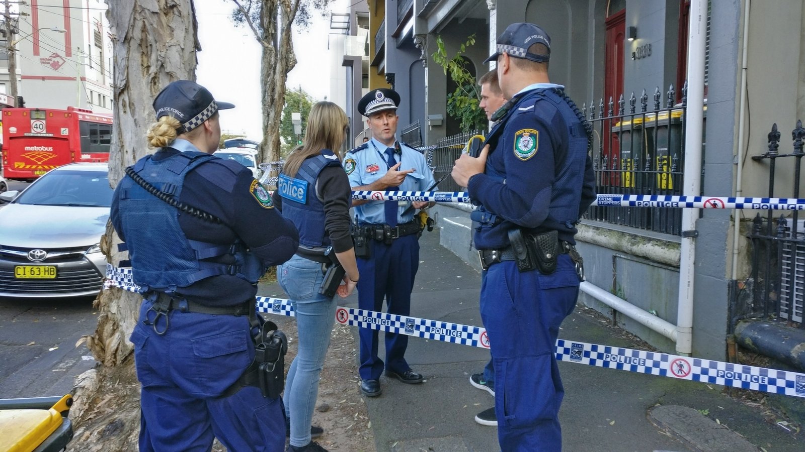 chemical explosion at Sydney primary school