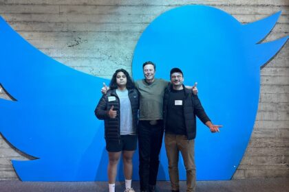 Elon Musk with Rahul Ligma and Daniel Johnson
