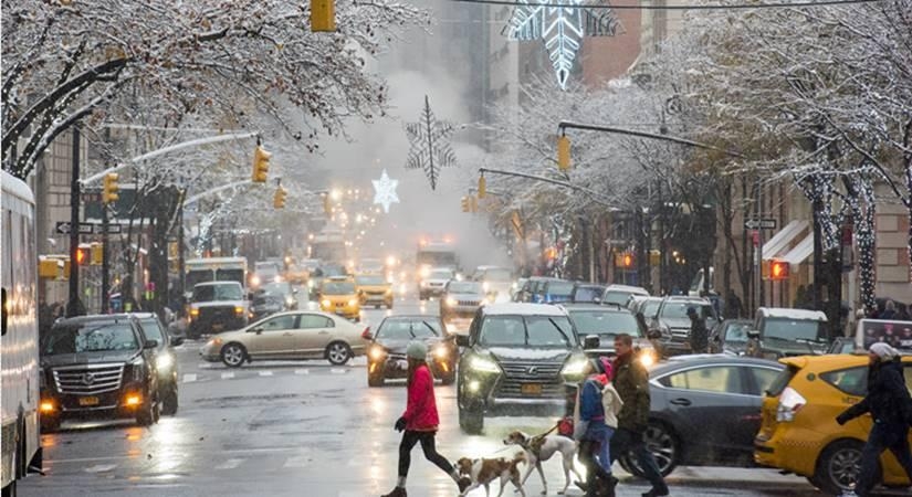 Celebrating the Holiday season in New York City