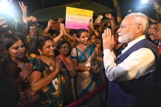 PM Modi interacting with Indian diaspora in Bali