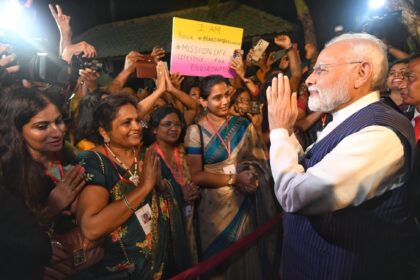 PM Modi interacting with Indian diaspora in Bali