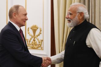 Indian PM Narendra Modi and Russian President Vladimir Putin