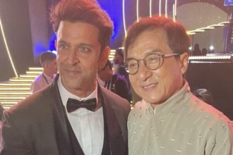 Hrithik gets clicked with Jackie Chan at Red Sea Film Fest