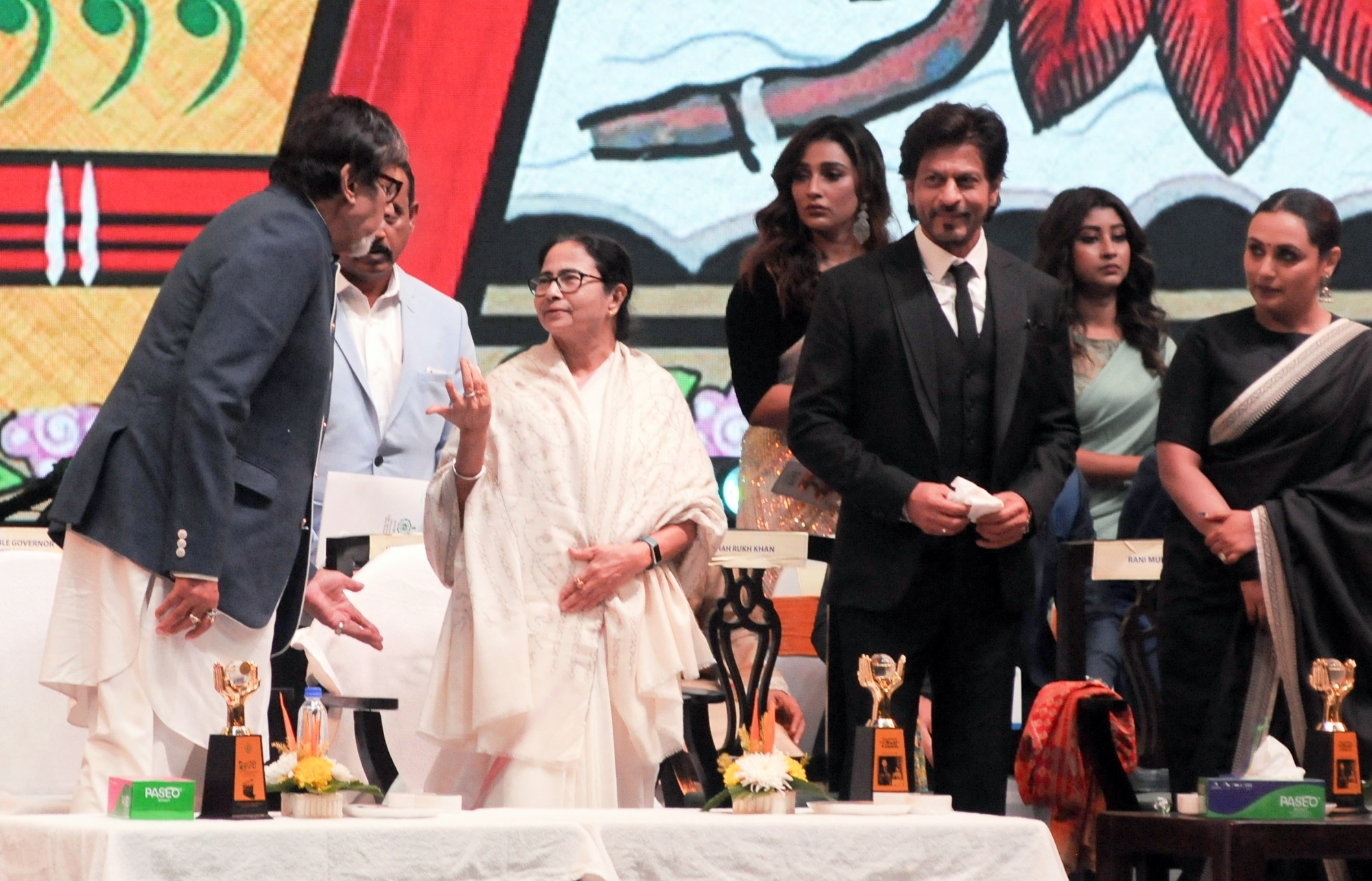 Inauguration of 28th Kolkata International Film Festival at Netaji Indoor Stadium in Kolkata on Thursday