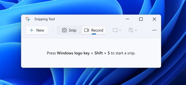 Windows 11 gets built-in screen recording tool