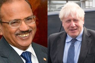 Ex-UK PM Boris Johnson, NSA Ajit Doval
