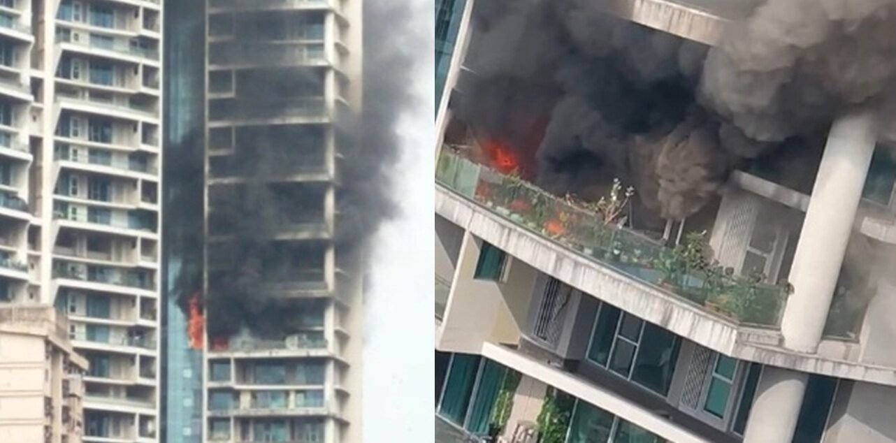 Fire engulfs Parel skyscraper, many feared trapped