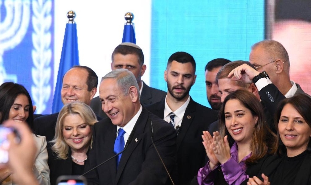 Israeli Prime Minister and leader of the Likud party Benjamin Netanyahu