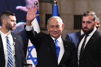 Israeli Prime Minister and leader of the Likud party Benjamin Netanyahu