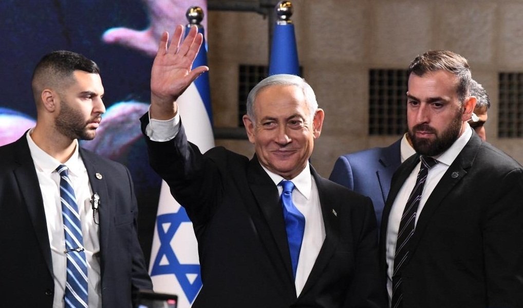 Israeli Prime Minister and leader of the Likud party Benjamin Netanyahu