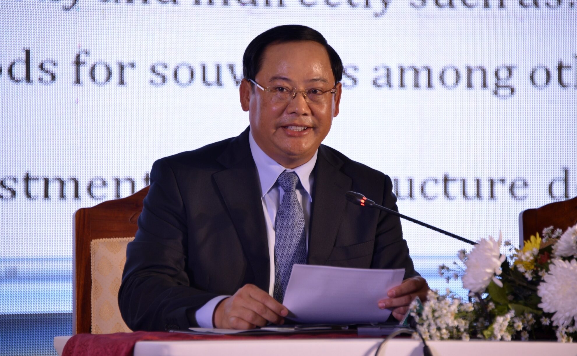 Lao Deputy Prime Minister Sonexay Siphandone