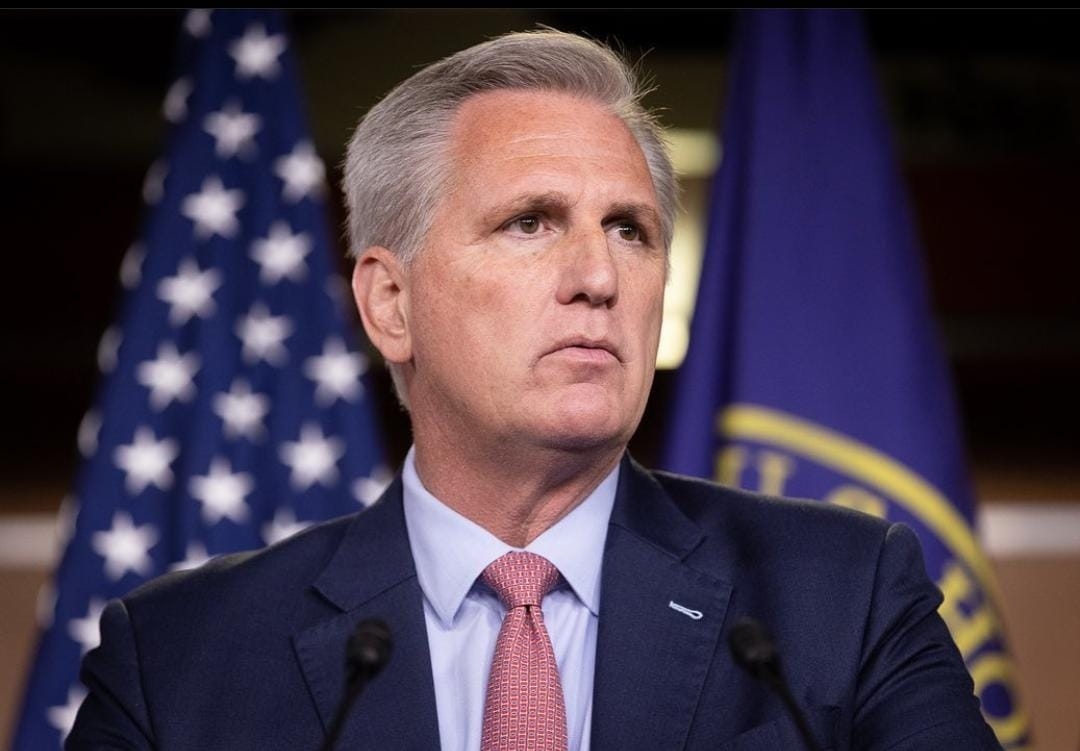 US House Minority leader Kevin McCarthy