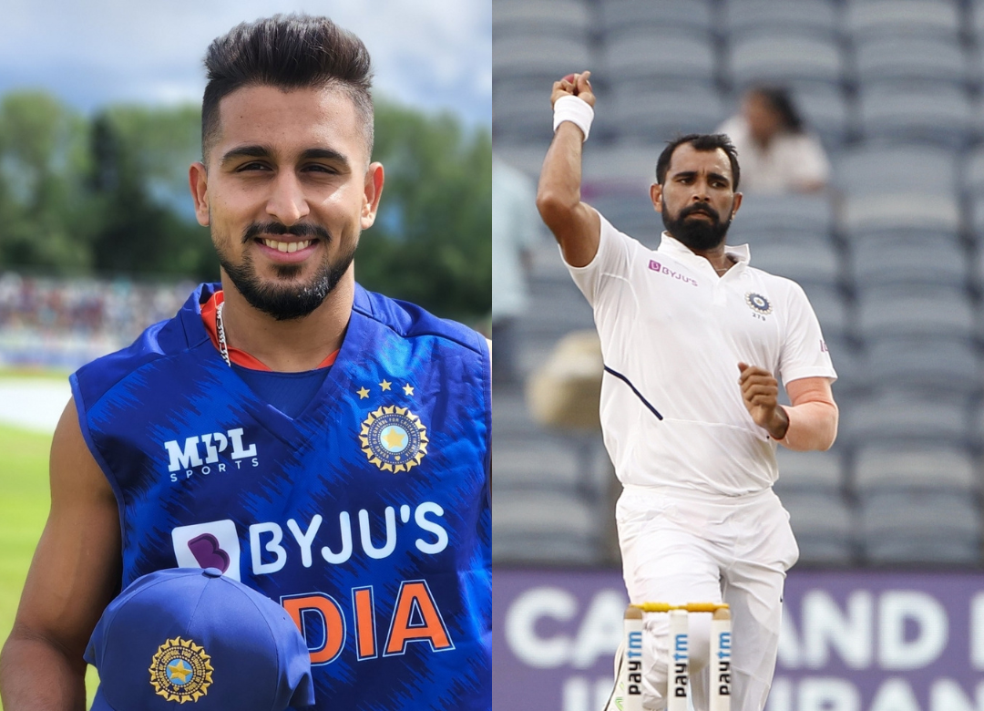 Umran Malik and Mohd Shami
