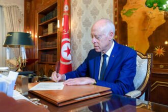 Tunisian President Kais Saied