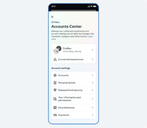 Meta now lets users bundle Insta, FB account settings