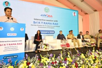 Telangana's Information Technology Minister K.T. Rama Rao