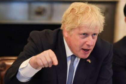 Former UK Prime Minister Boris Johnson