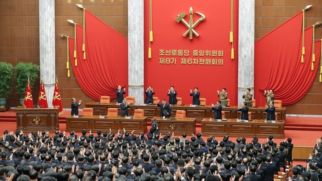 The North holding a plenary meeting of the ruling Workers