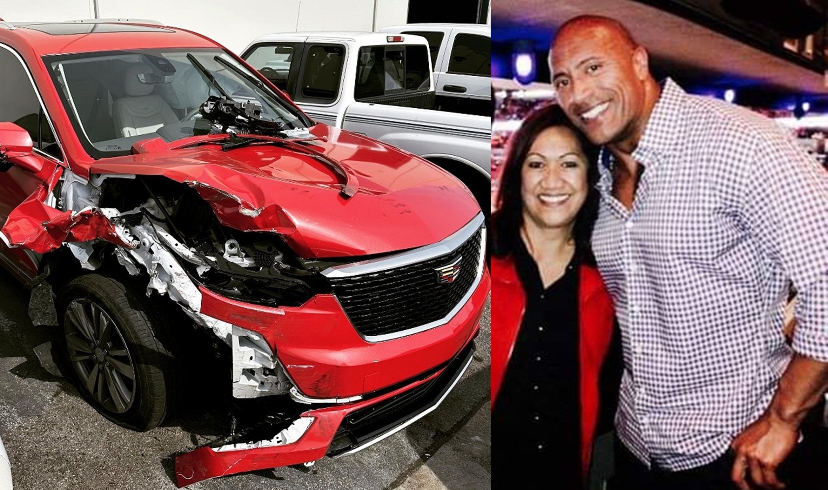 Dwayne Johnson's septuagenarian mom survives car crash